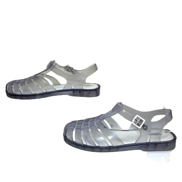 Melissa - Women’s ‘Possession' Jelly Fisherman Flat Sandals - Clear, Size 8 US - Picture 3 of 16